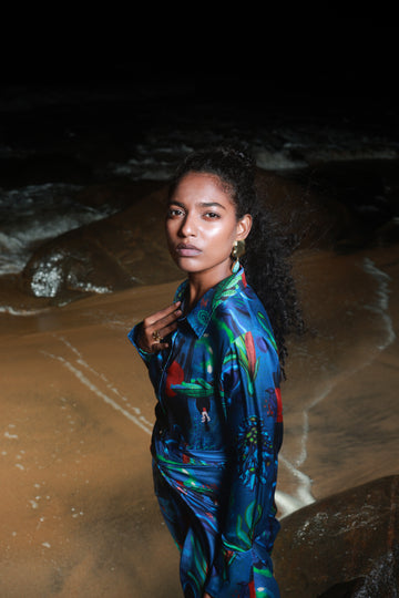 Bell Sleeved Shirt - Sea Siren