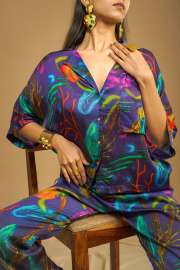 Cropped Shirt - Aurora